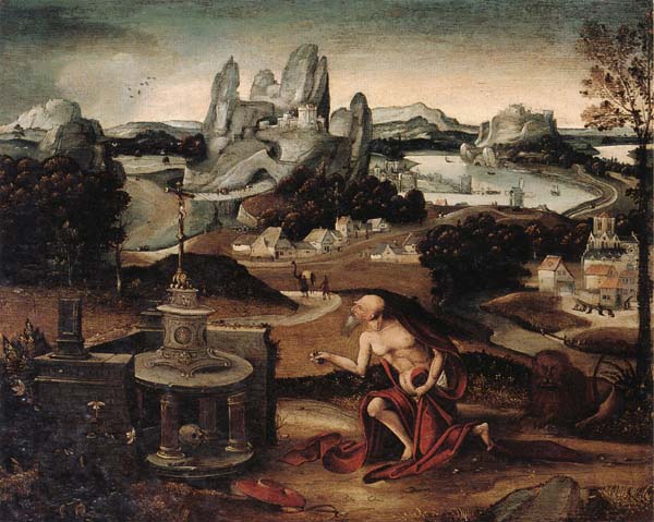 unknow artist Saint jerome in penitence